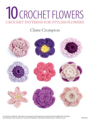 cover image of 10 Crochet Flowers